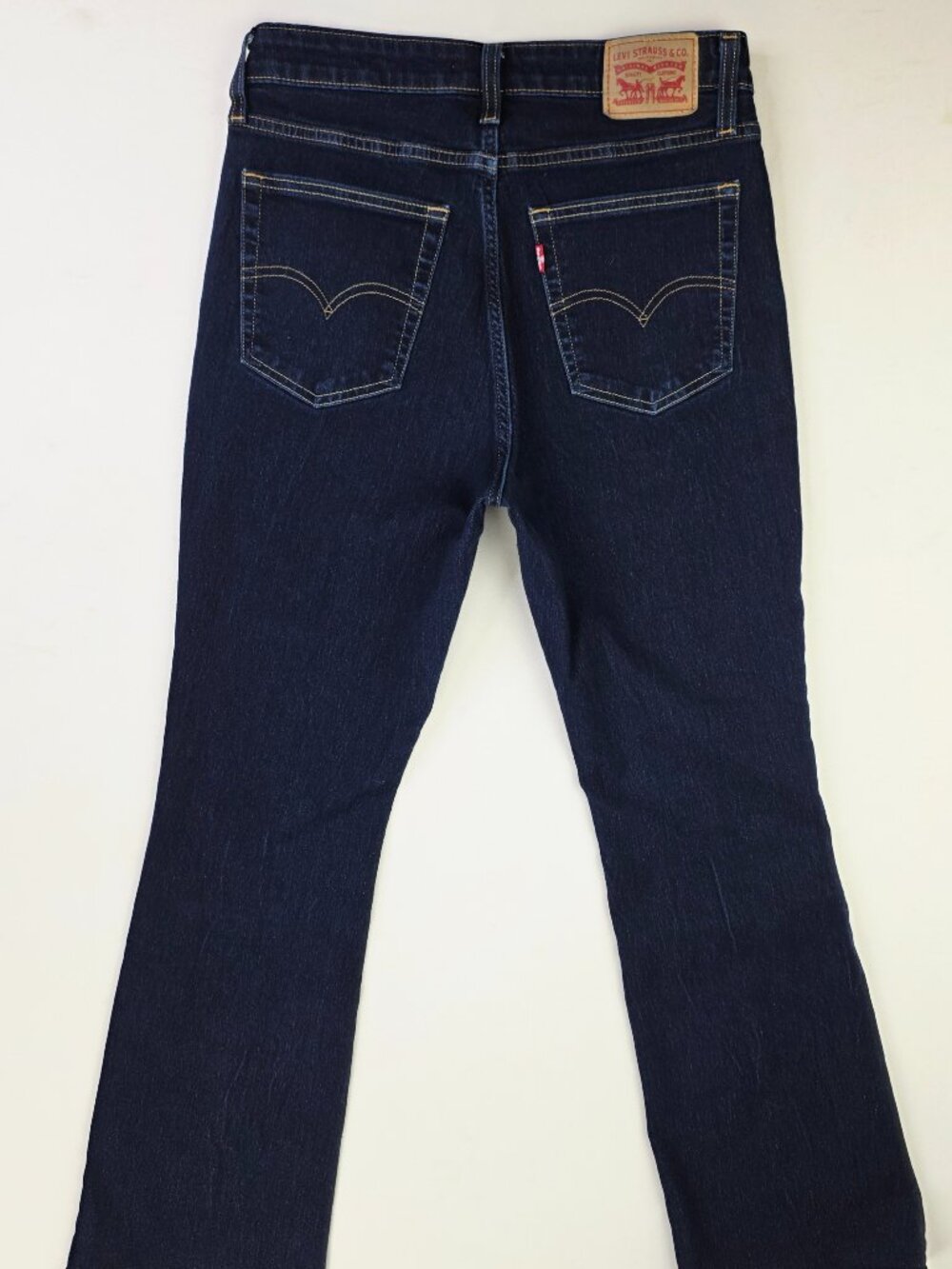Levi's 725 High Rise Bootcut Womens 30X30 Blue Denim 5 Pocket Logo Tag Jeans